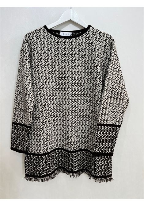 MAGLIA LUNGA  MICRO FANTASIA E FRANGE GAIA LIFE | Maglia | GM2223041589570